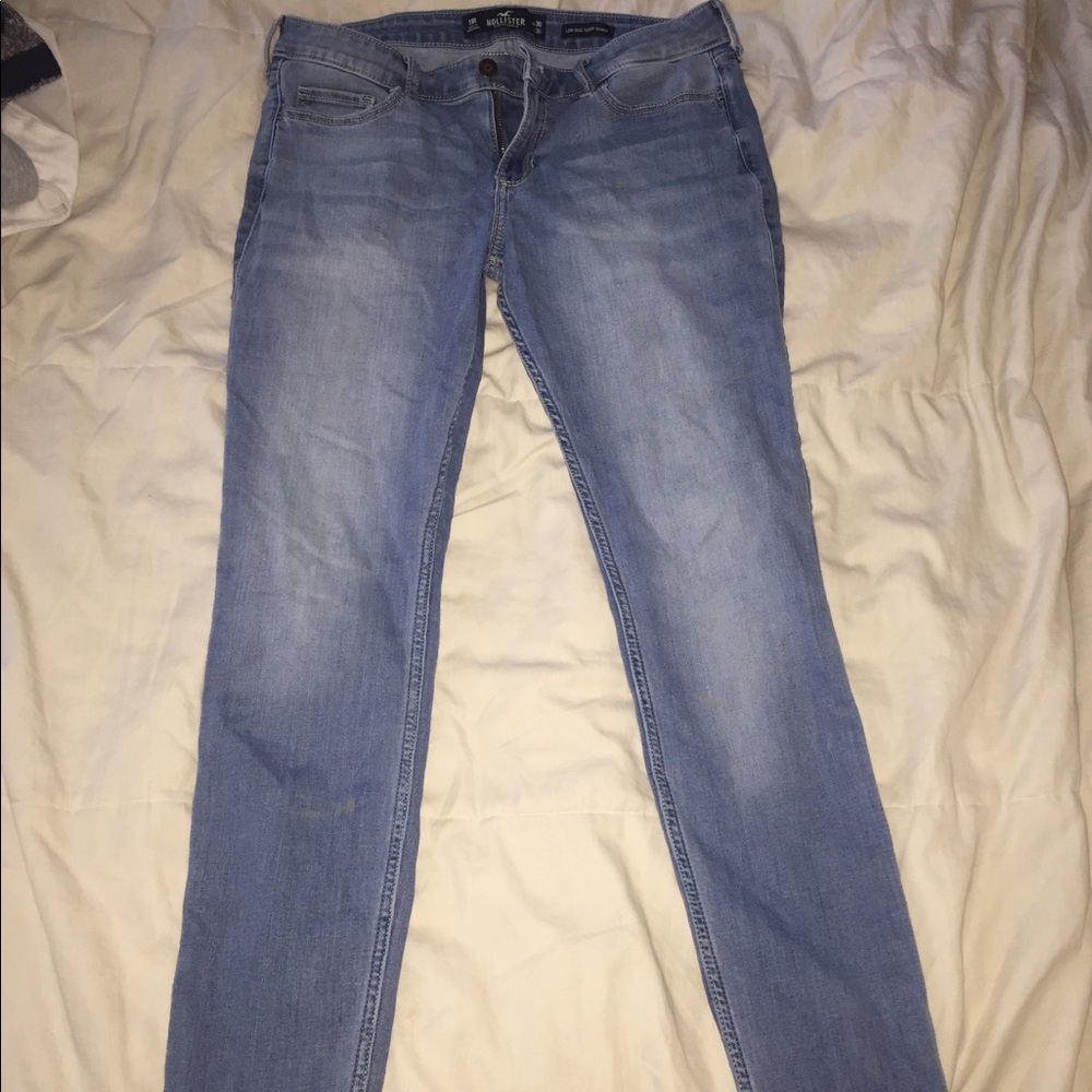 Low rise super skinny jeans